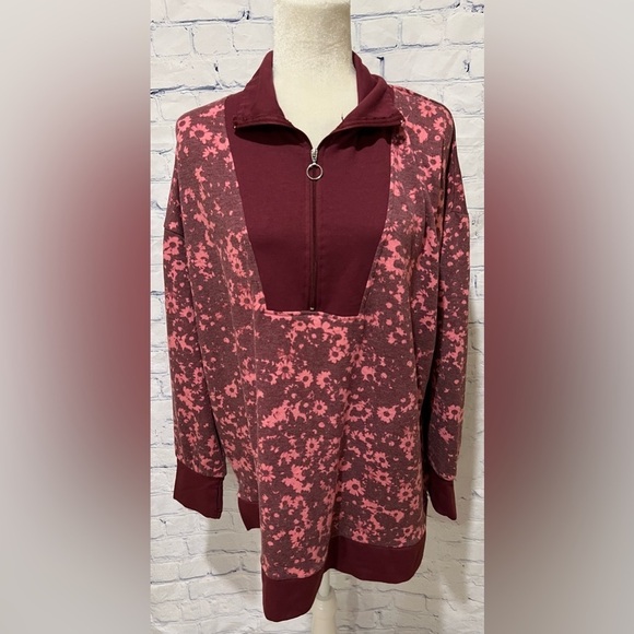 Cuddl Duds Comfortwear Half-Zip Henley Pullover 1X - Picture 2 of 6